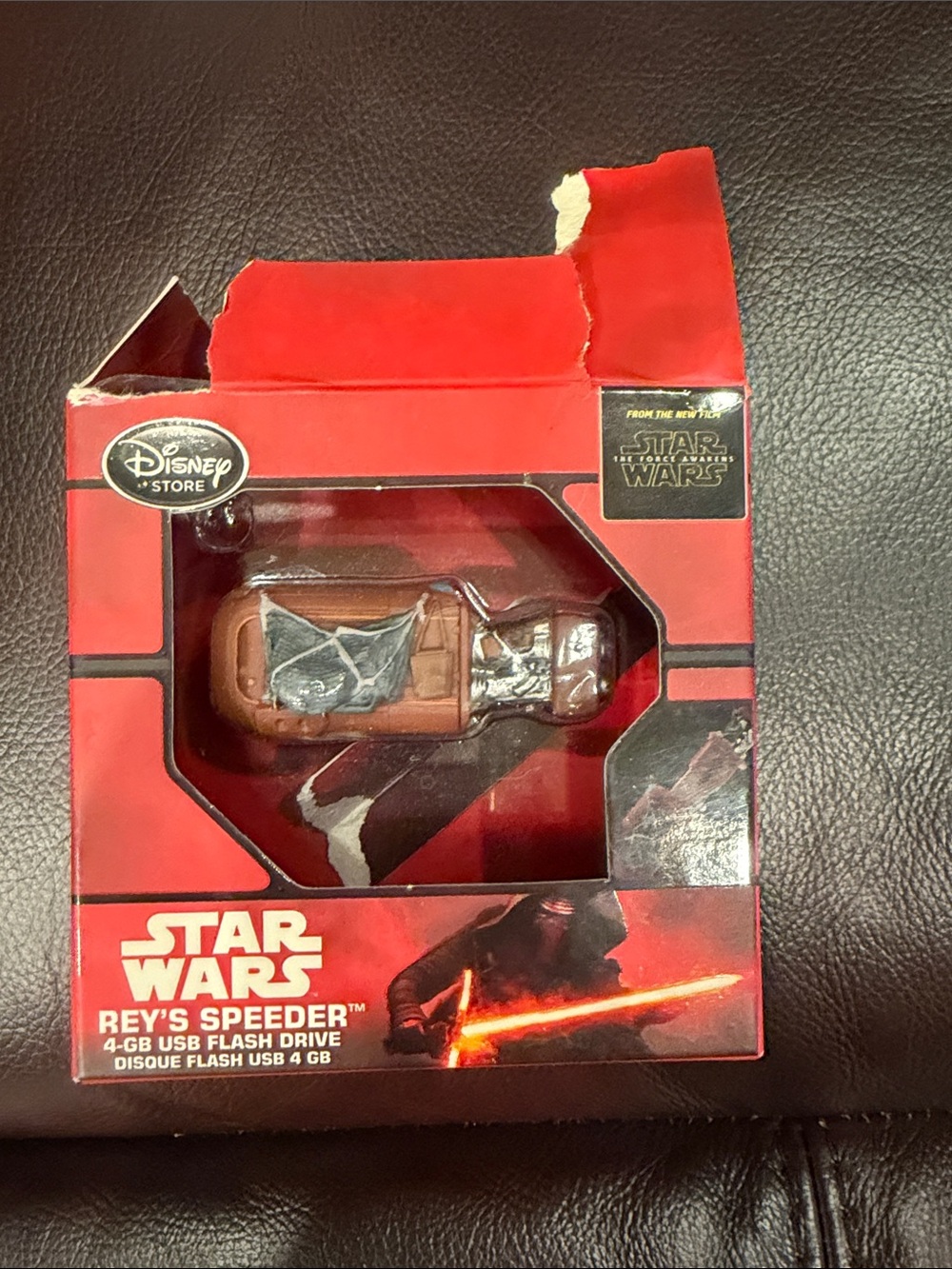 Disney Star Wars Rey Speeder 4 GB USB Flash Drive - Red